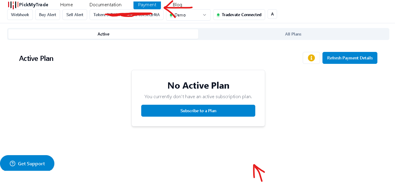 Order Type from Tradingview to Tradovate