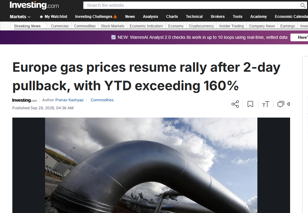 Expanded Tradovate news story with a View Full Article button to open the source in a new window